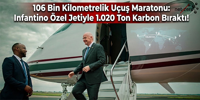 Infantino Özel Jetiyle 1.020 Ton Karbon Bıraktı!