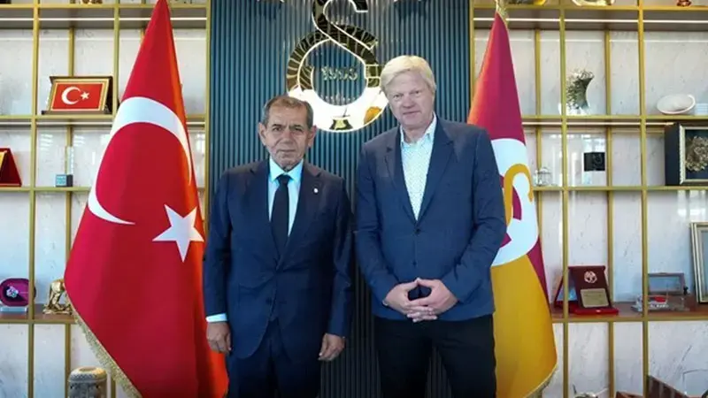 Oliver Kahn ve Dursun Özbek bir araya geldi