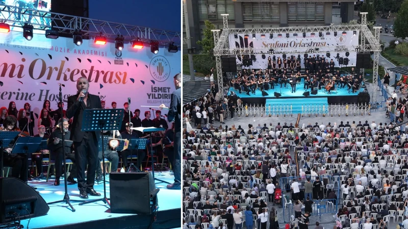 Müzik Akademisi öğrencilerinden muhteşem senfoni konseri