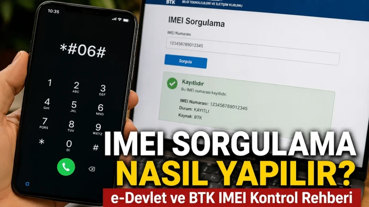 IMEI Sorgulama 2026: Telefon IMEI Sorgulama Nasıl Yapılır? e-Devlet ve BTK IMEI Kontrolü