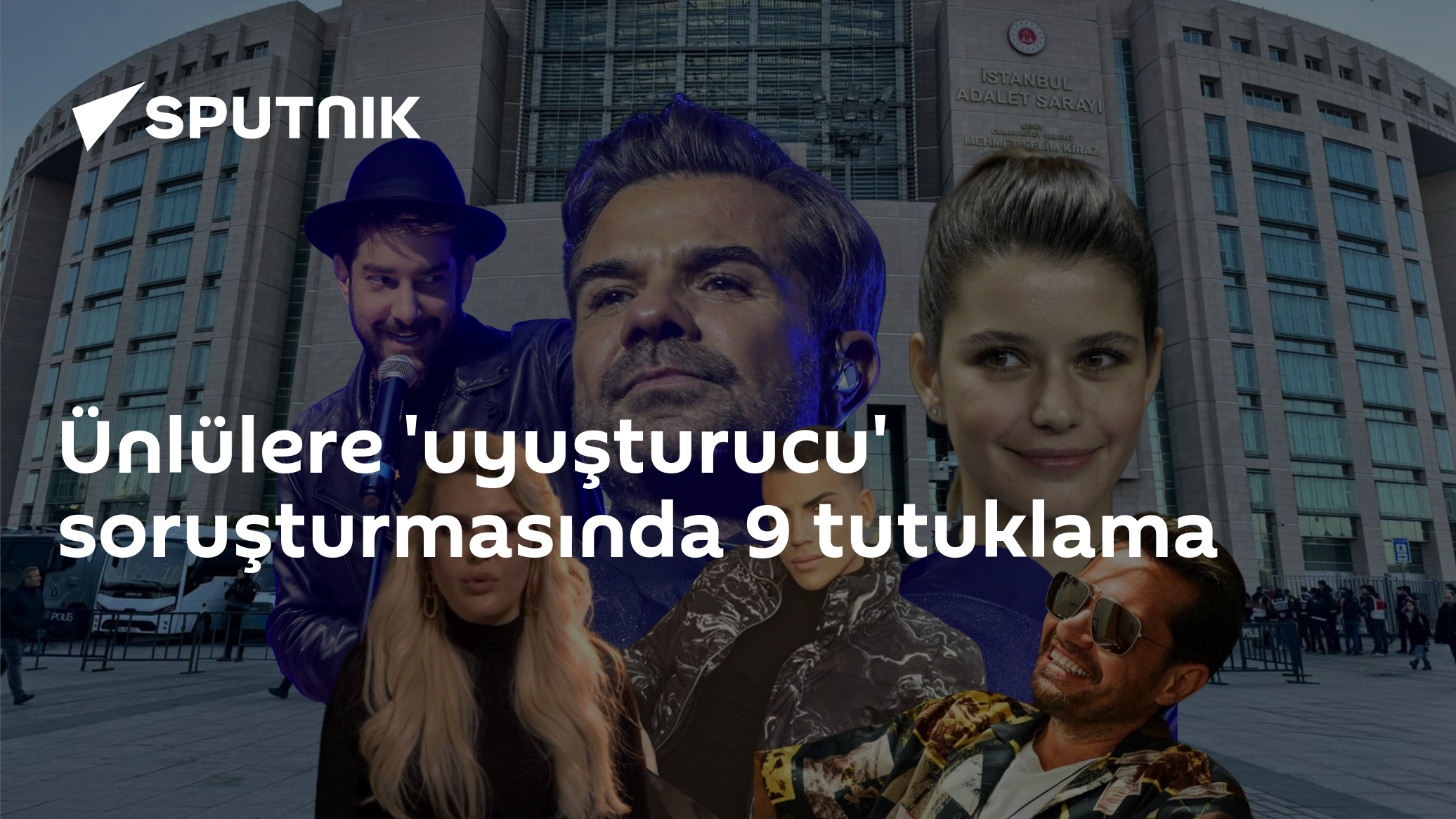 Ünlülere 'uyuşturucu' soruşturmasında 9 tutuklama