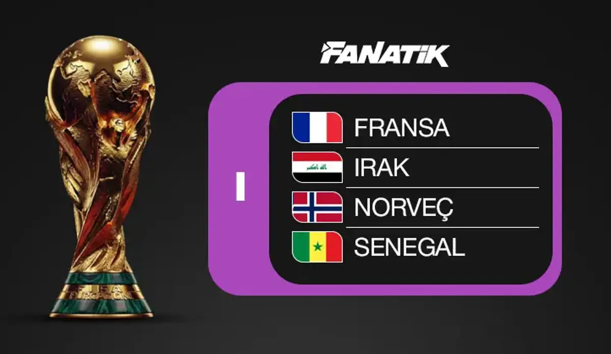 2026 DÜNYA KUPASI I GRUBU: Favori belli mücadele kapısı açık; Fransa, Norveç, Senegal ve Irak...