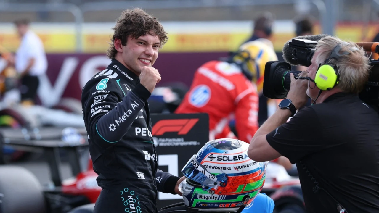 Britanya'da pole Kimi Antonelli'de