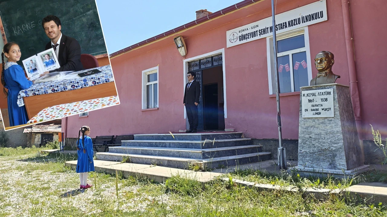 Türkiye bu okulu konuşuyor: Tek öğrenciyle tarihi karne günü