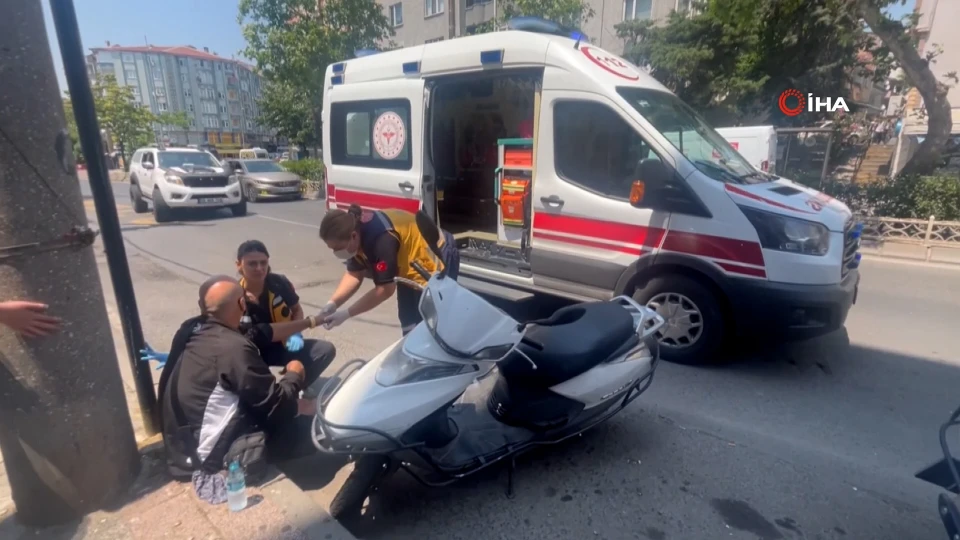 Çorlu’da Motosiklet Kazası Anları Saniye Saniye Kaydedildi