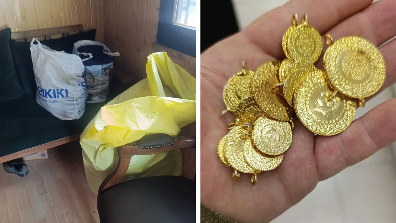 Bağışlanan kıyafetlerden 23 altın ve 6 bin 500 lira çıktı