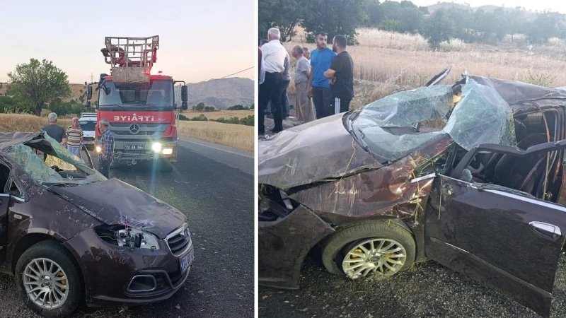 Diyarbakır'da takla atan otomobildeki anne ve oğlu öldü: 4 kişi yaralandı