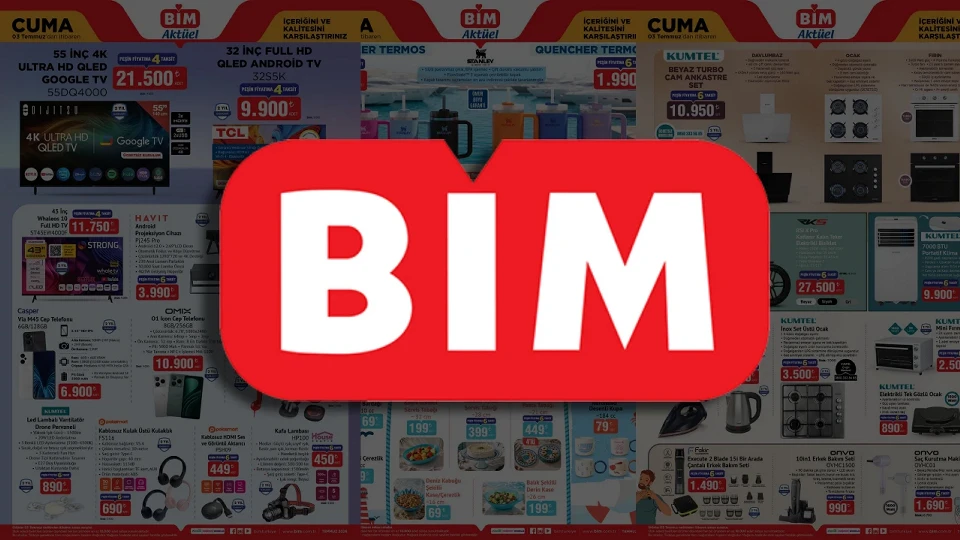 BİM 30 Haziran - 3 Temmuz 2026 Aktüel Ürünler Kataloğu Fiyat Listesi: Stanley Termos, Klima ve Dagi Şort Takımı