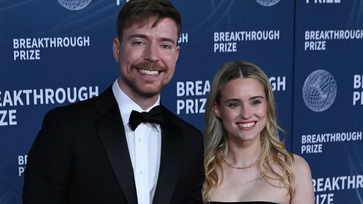 YouTuber MrBeast ile Thea Booysen evlendi! Paylaşımına beğeni yağdı...