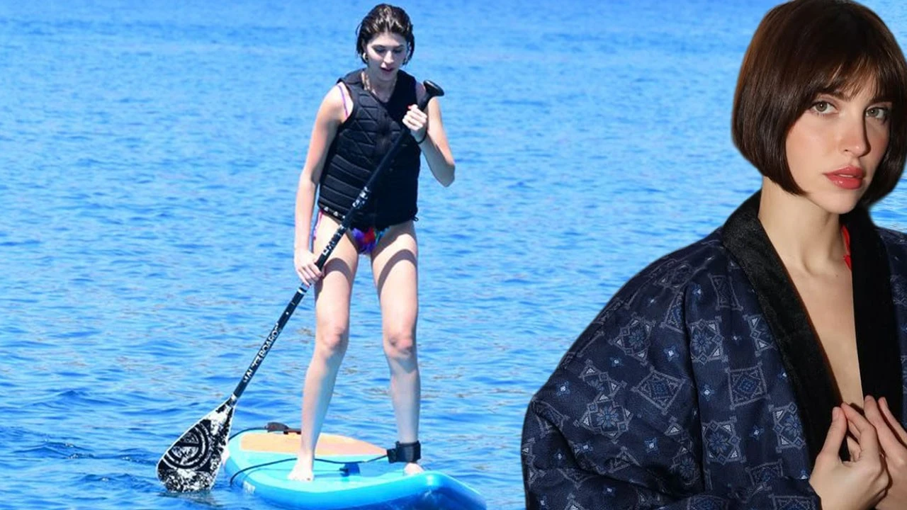 Beyza Gümülcine tatil sezonunu Bodrum'da açtı! Su sporlarındaki marifetlerini sergiledi