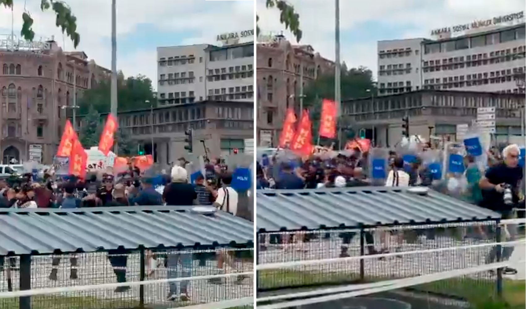 HKP’nin Ankara'daki NATO eylemine polis müdahalesi: 19 kişi gözaltına alındı