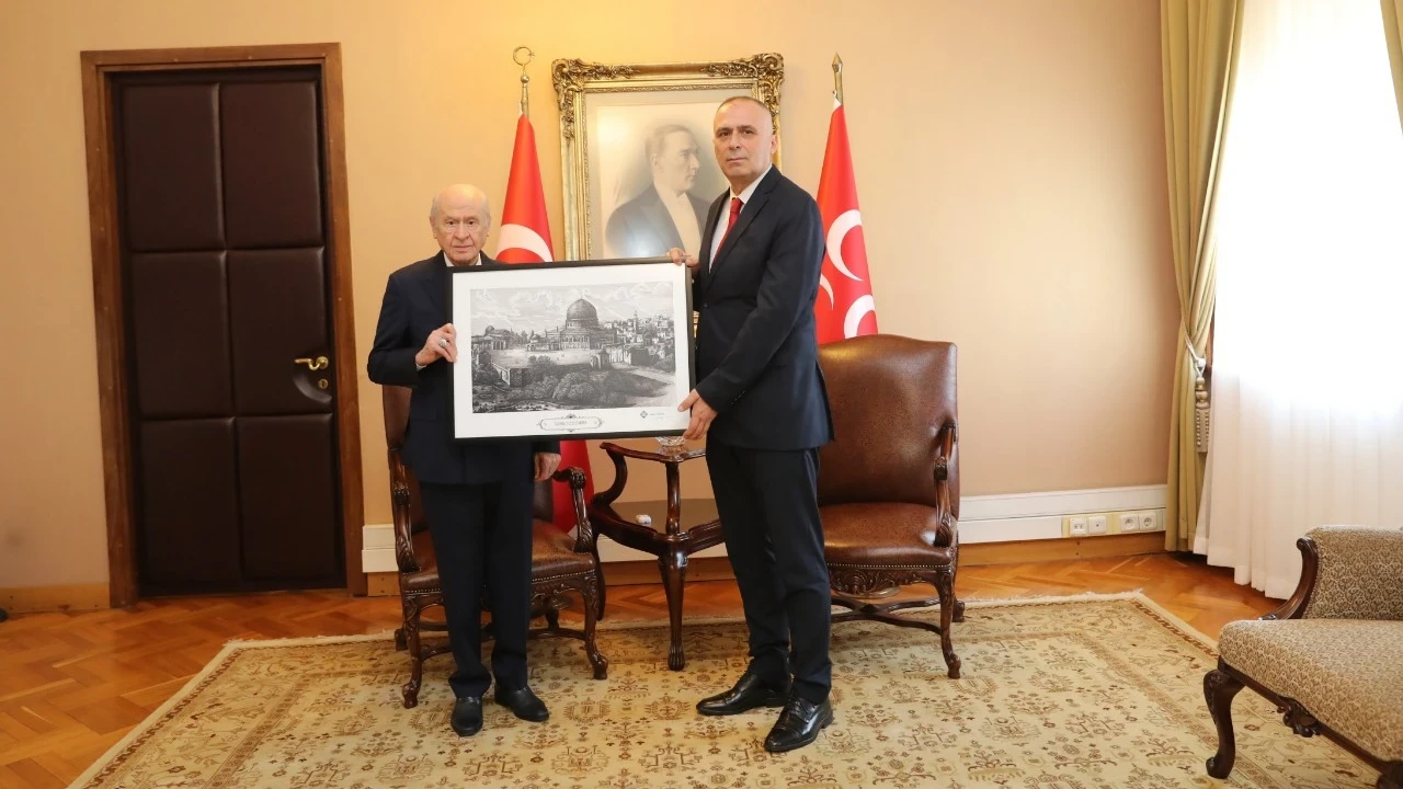 Özel Harekat Başkanı Ünsal Hayal'den Devlet Bahçeli'ye ziyaret