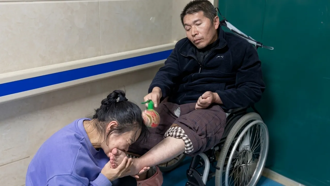 Fedakarlığı hayat kurtardı! 7 yıl boyunca bitkisel hayattaki eşinin ayaklarını ısırdı