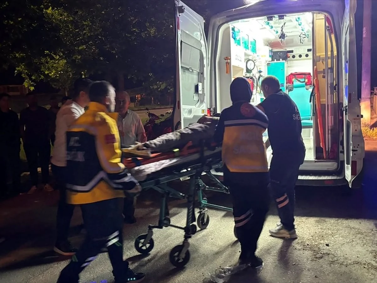 Kütahya'da devrilen motosikletin sürücüsü öldü