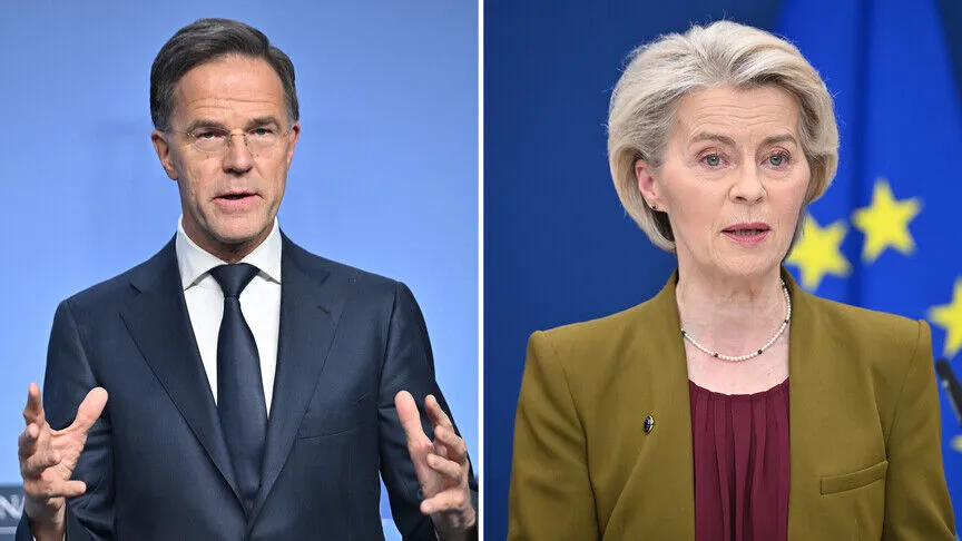 Rutte ve von der Leyen, daha güçlü savunma ve caydırıcılık için işbirliği çağrısı yaptı