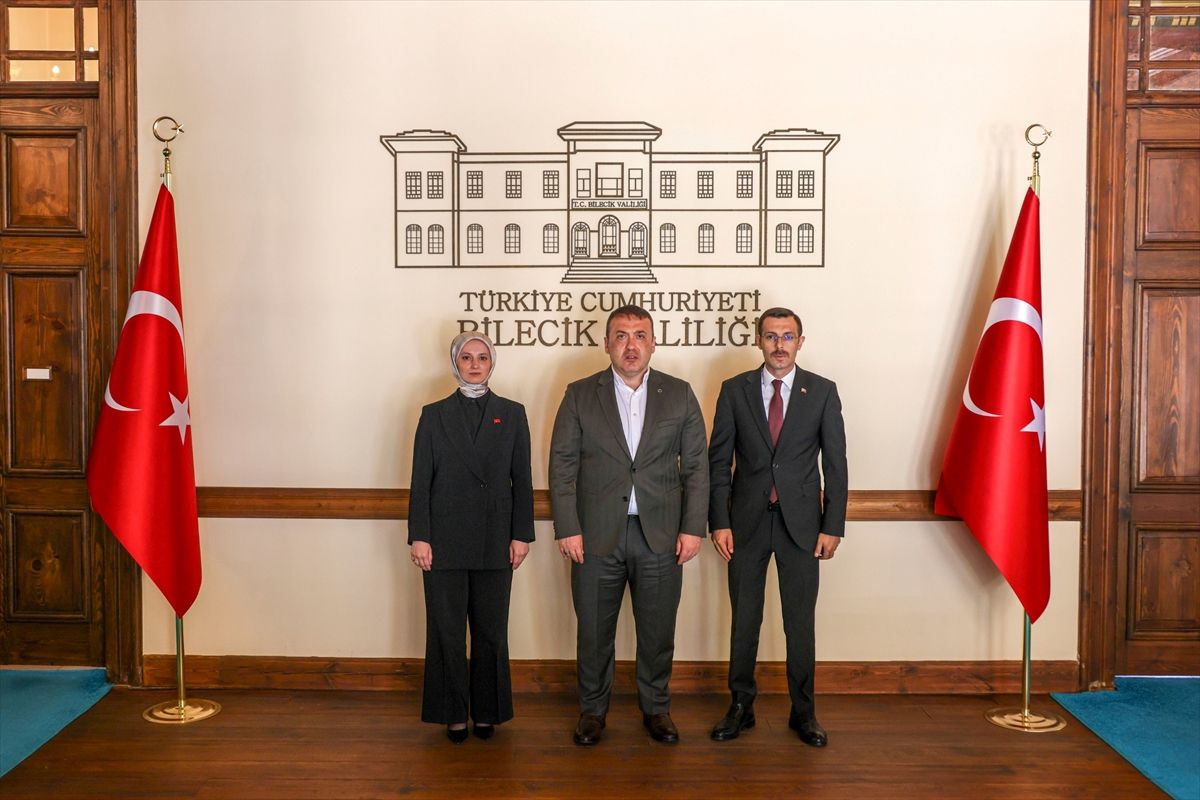 Bilecik Valisi Sözer, İnhisar ve Yenipazar kaymakamlarını kabul etti