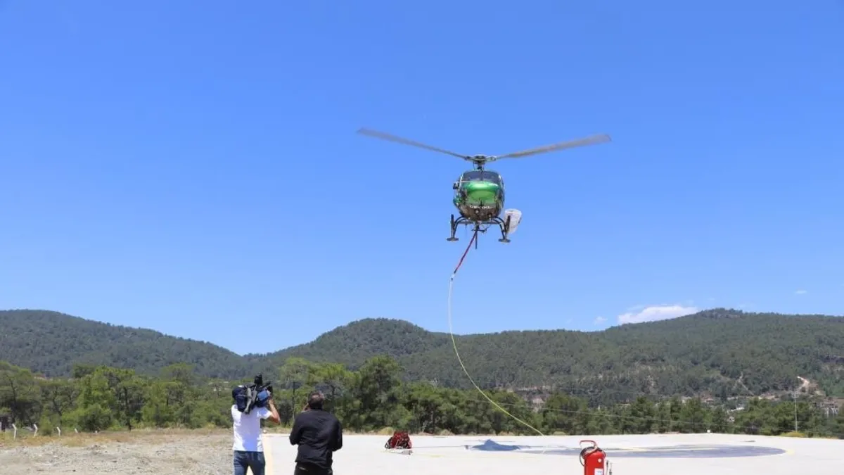 5 dakikada havada! Orman yangınlarının yeni kabusu