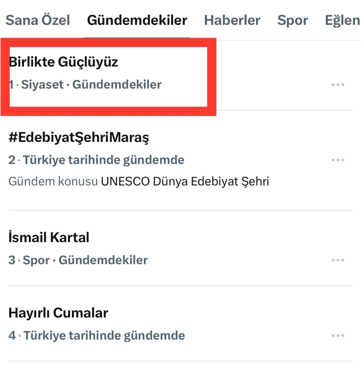 'Birlikte Güçlüyüz' etiketi dijital medya gündeminde