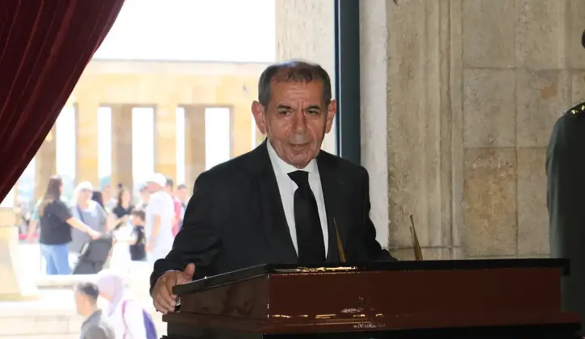Galatasaray'dan Anıtkabir'e ziyaret