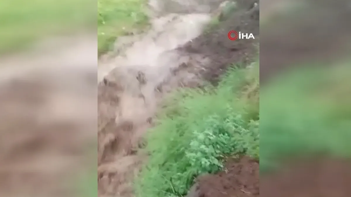 Meteoroloji uyarmıştı: Kağızman’da sel
