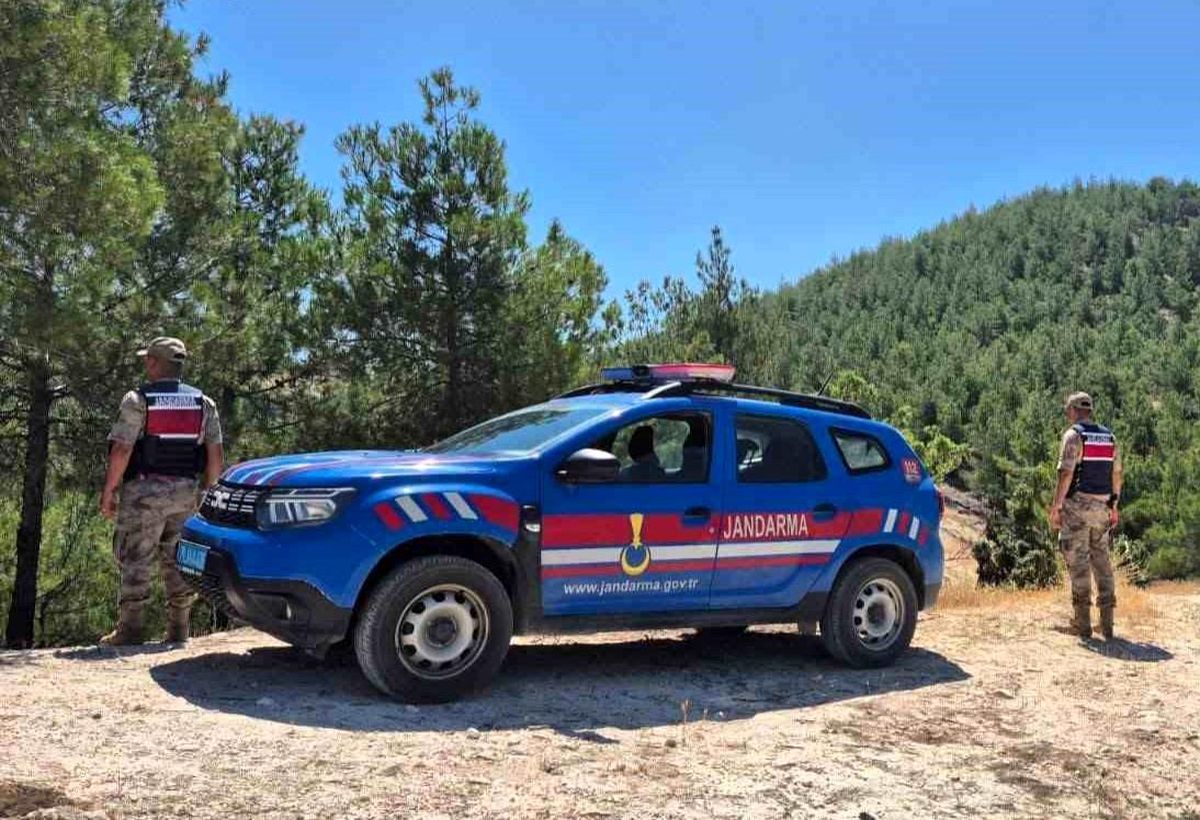 Kilis'te orman yangınlarına karşı jandarmadan denetim