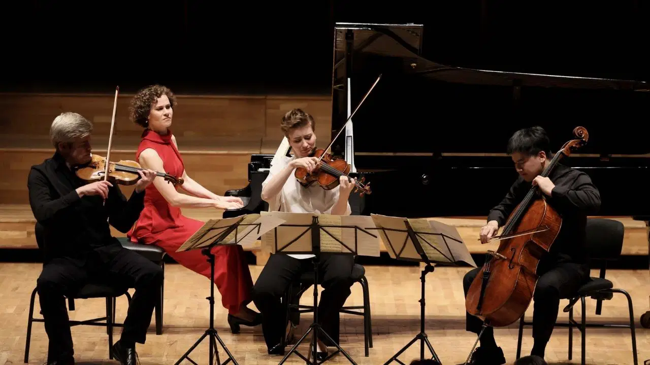 39. Uluslararası İzmir Festivali'nde Notos Quartett sahne aldı