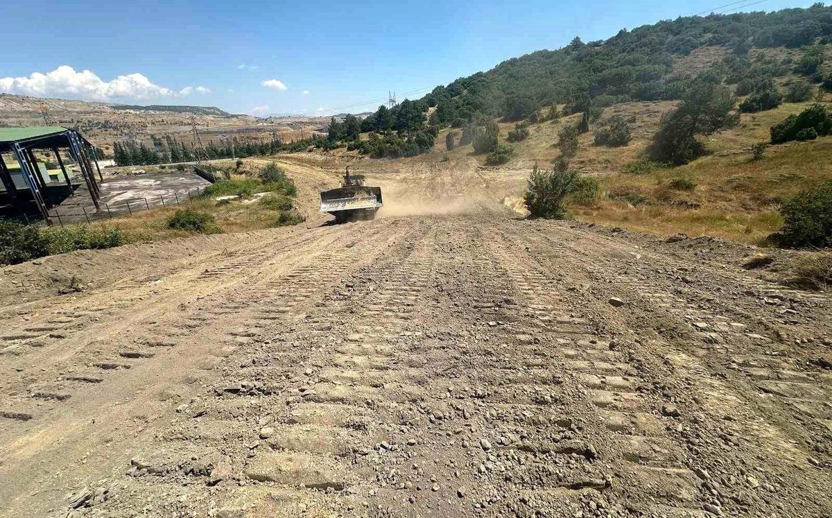 Tavşanlı'da orman yangınlarına karşı güvenlik şeridi oluşturuldu