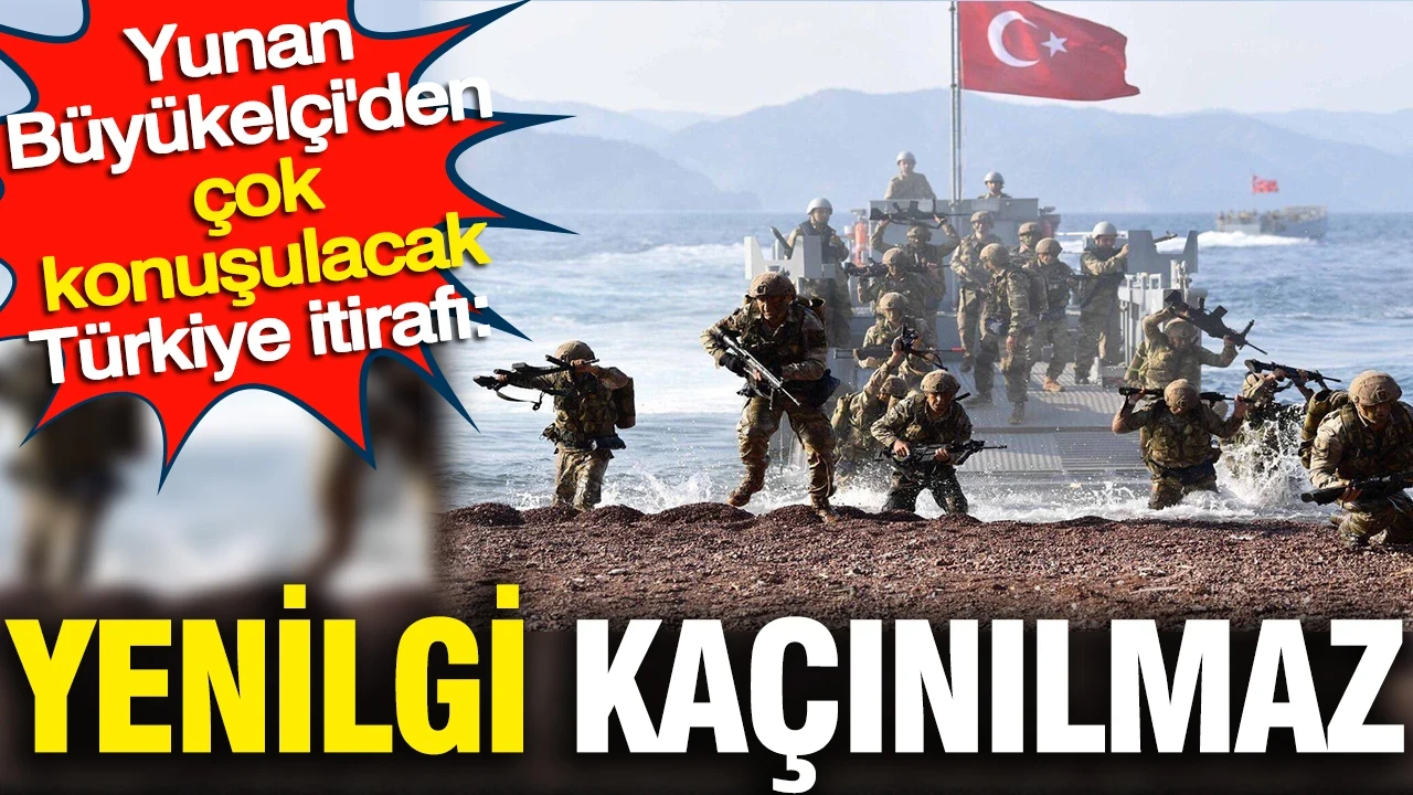 Yunan Büyükelçi'den çok konuşulacak Türkiye itirafı: Yenilgi kaçınılmaz