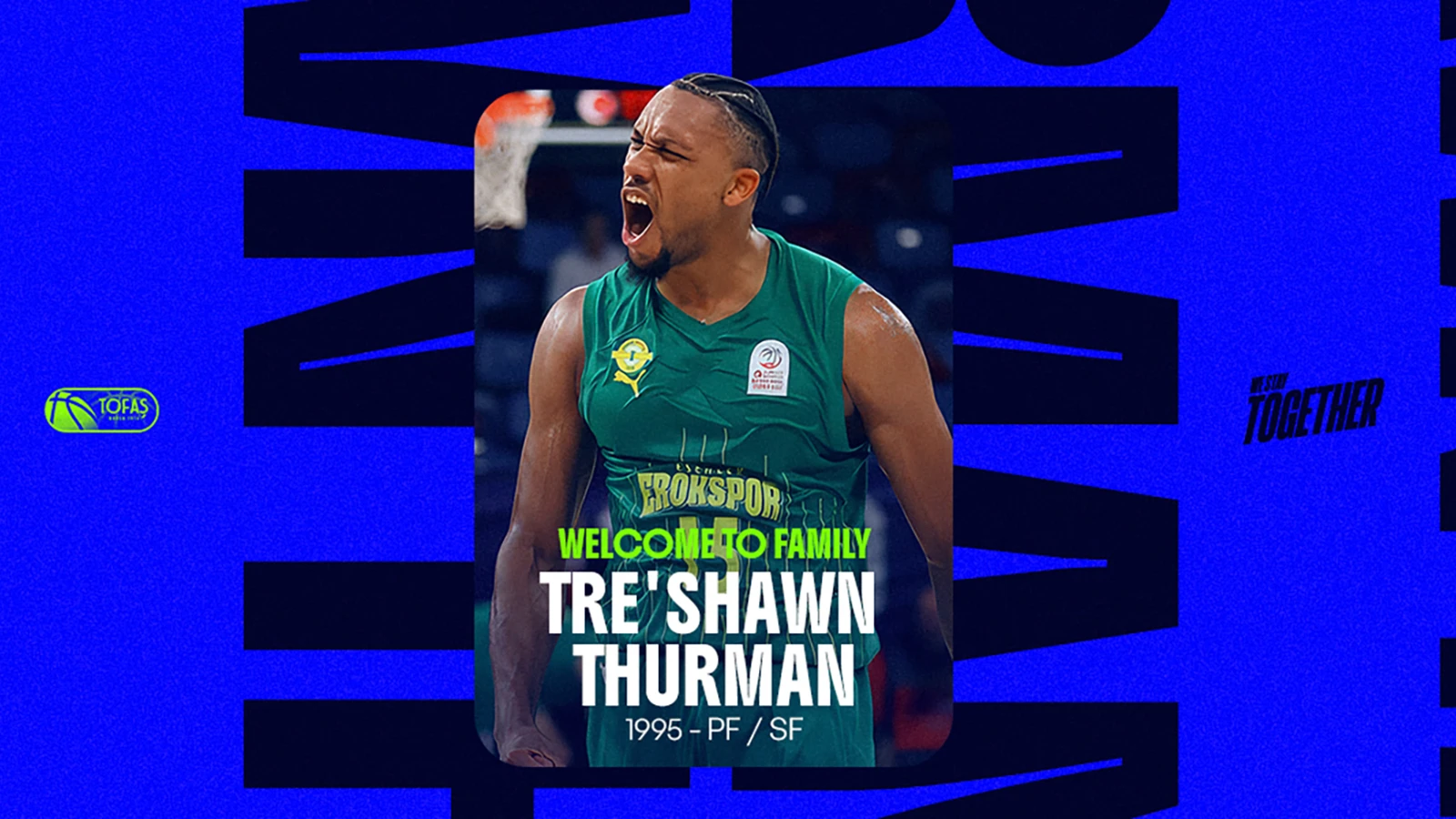 TOFAŞ, Treshawn Thurman'ı transfer etti