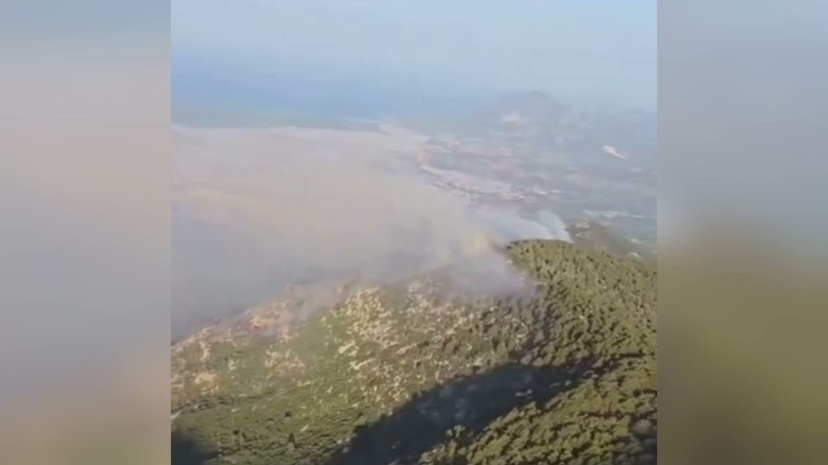Kaş'ta orman yangını