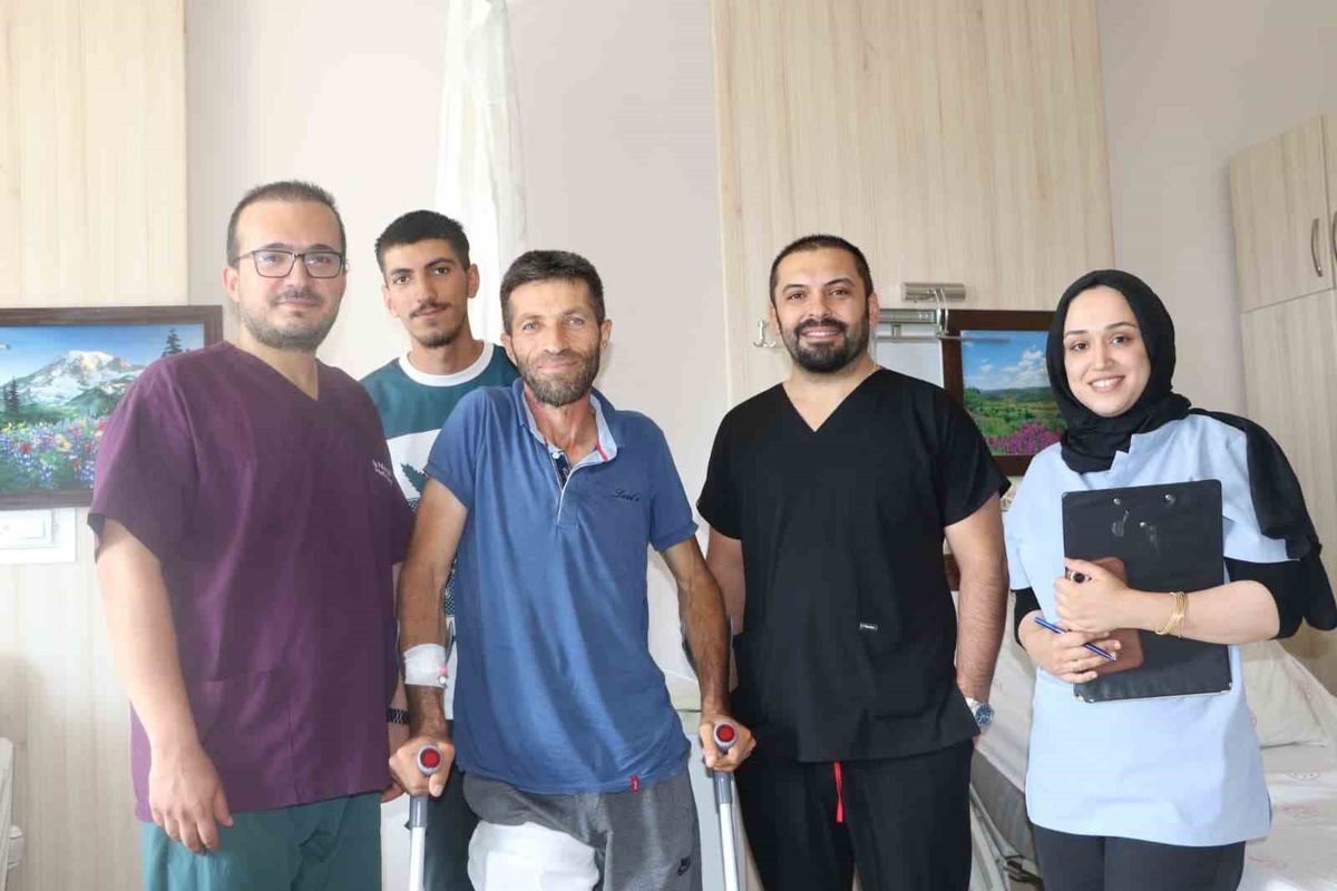 Bingöl'de 37 yıllık yürüme sorununa 10 saatlik operasyonla çözüm