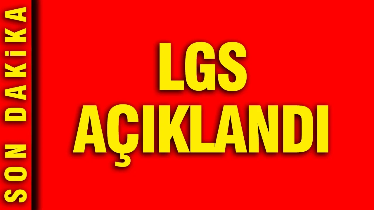 LGS sonuçları açıklandı