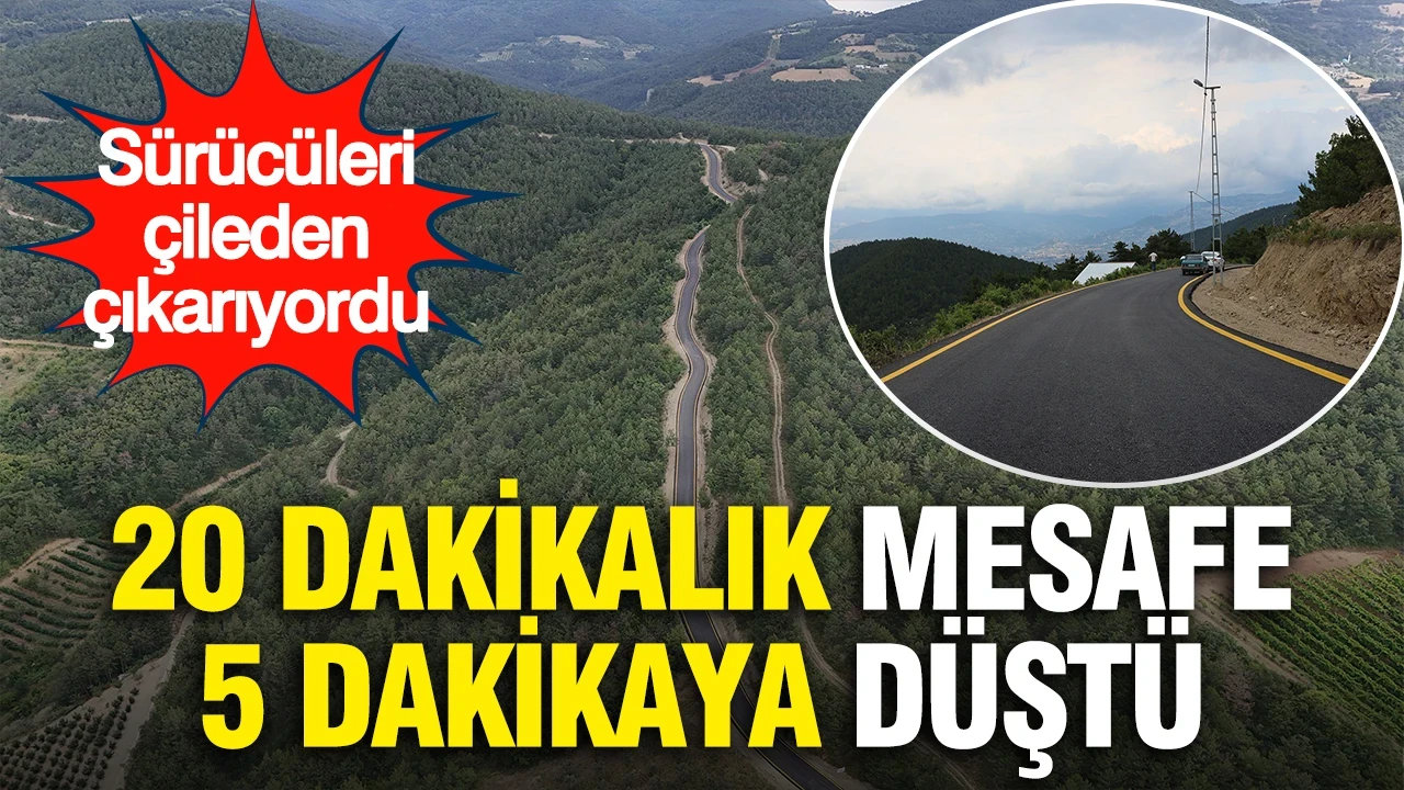 20 dakikalık mesafe 5 dakikaya düştü... Sürücüleri çileden çıkarıyordu, yenilendi