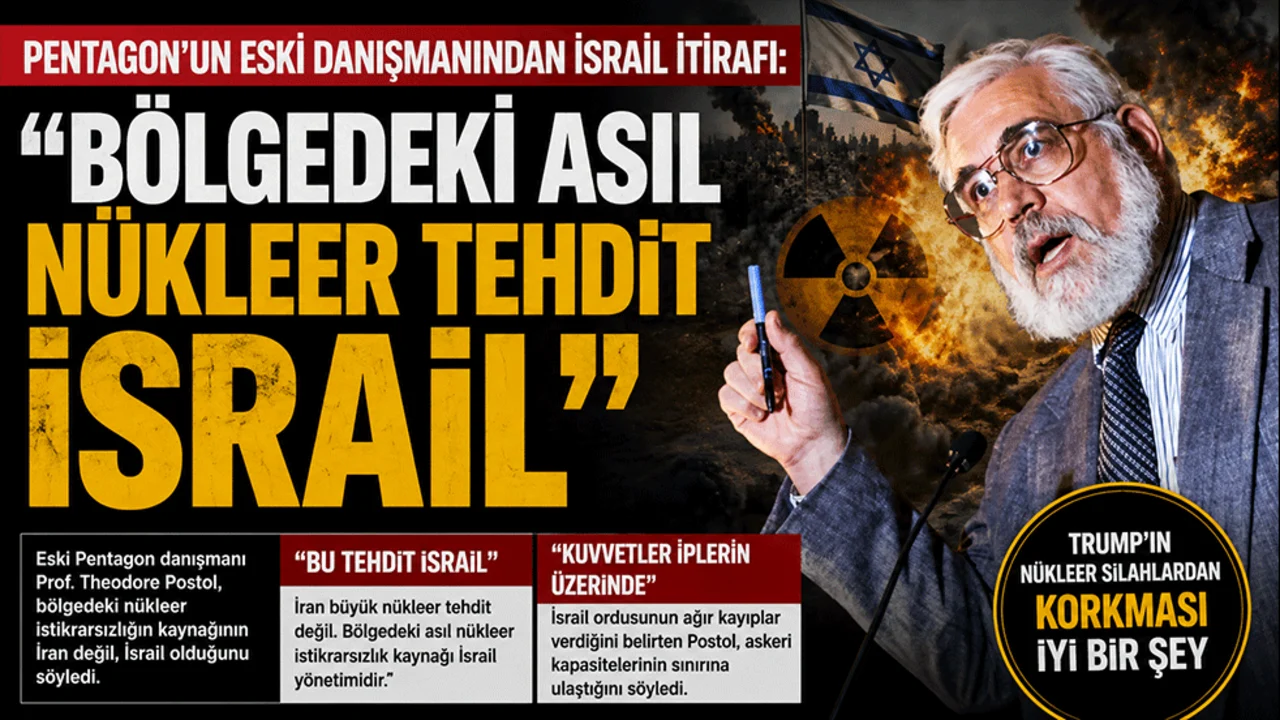Pentagon'un Eski Danışmanından İsrail İtirafı: "Bölgedeki Asıl Nükleer Tehdit İsrail"