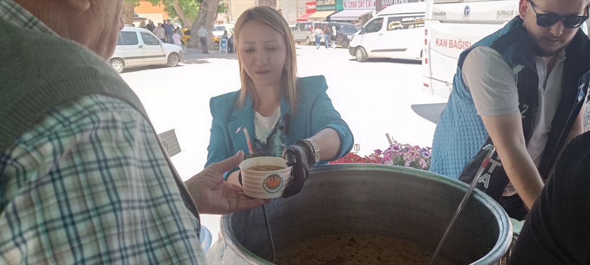 Pazaryeri ilçesinde aşure ikramı yapıldı