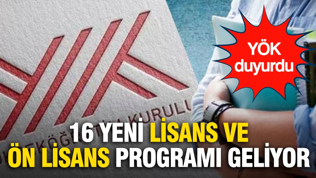 YÖK'ten 16 yeni bölüm: Yapay zeka odaklı programlar açılıyor
