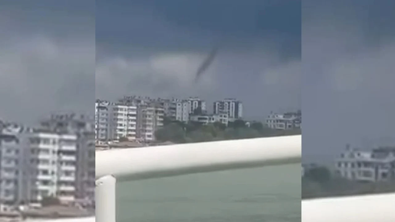 Adana'da sağanak ve hortum