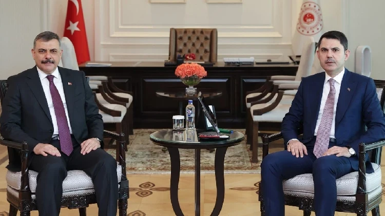 Bakan Çiftçi'den Bakan Kurum'a ziyaret