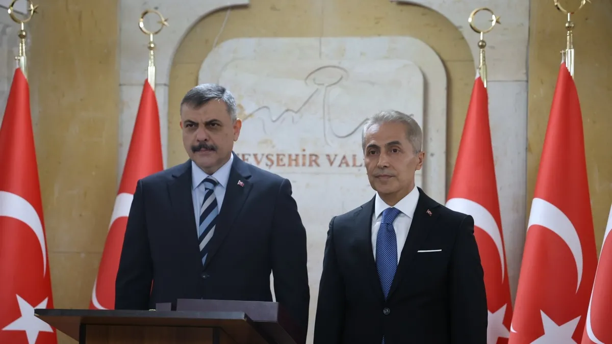İçişleri Bakanı Çiftçi Nevşehir temaslarına başladı