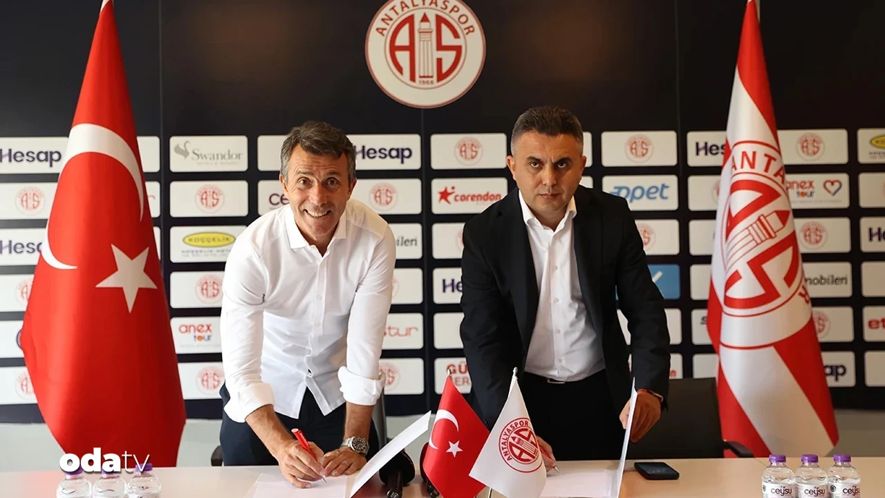 Antalyaspor'da yeni teknik direktör belli oldu