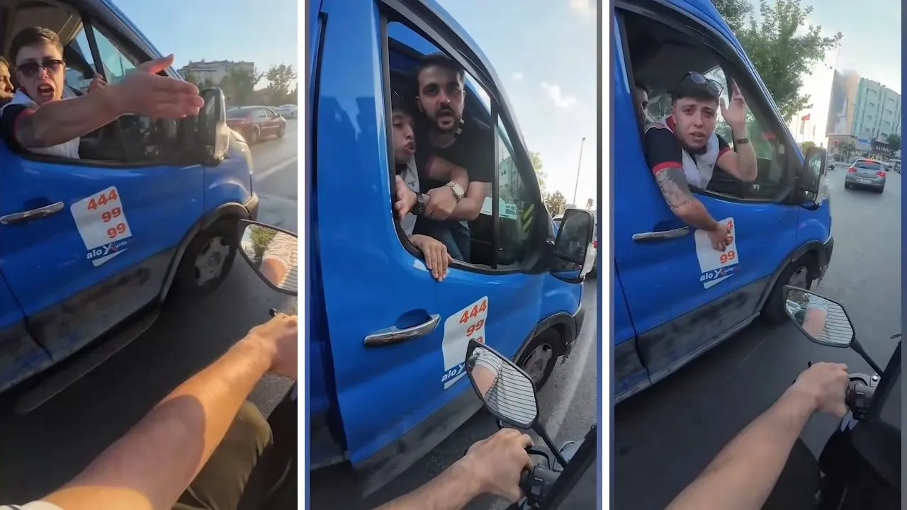 İstanbul trafiğinde rezil anlar! Trafikte dehşet saçan 2 kargocu kovuldu