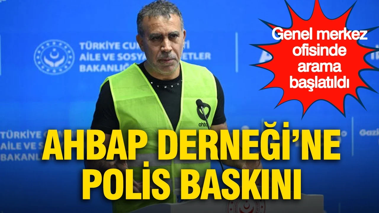 Ahbap Derneği ofisine polis baskını