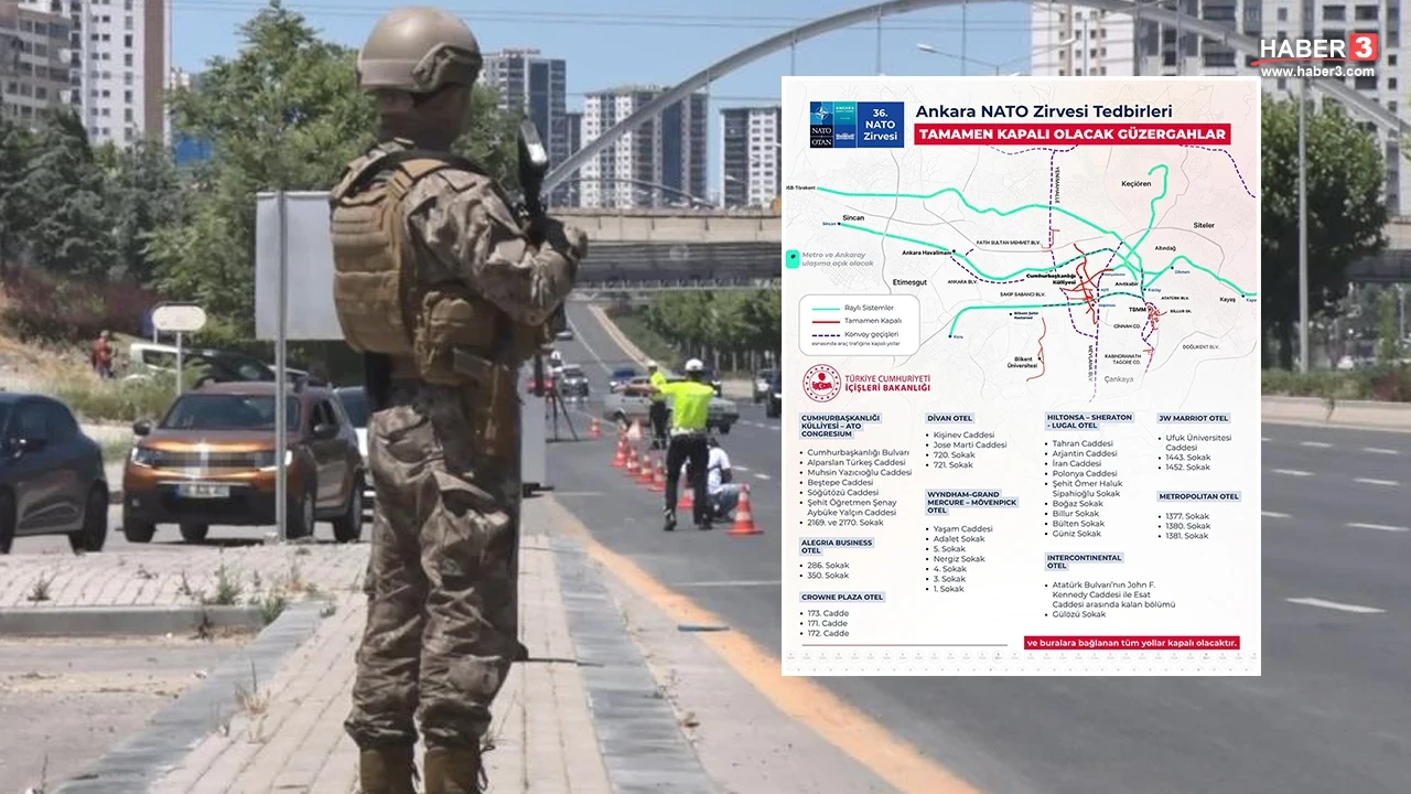 Bakan Çiftçi tek tek açıkladı: İşte NATO Zirvesi tedbirleri ve kapatılacak yollar
