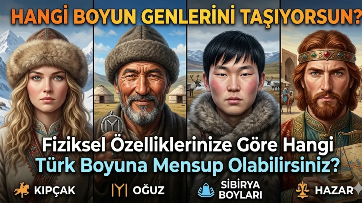 Yüz şekliniz hangi Türk boyundan geldiğinizi ele veriyor! Sonuç sizi şaşırtabilir