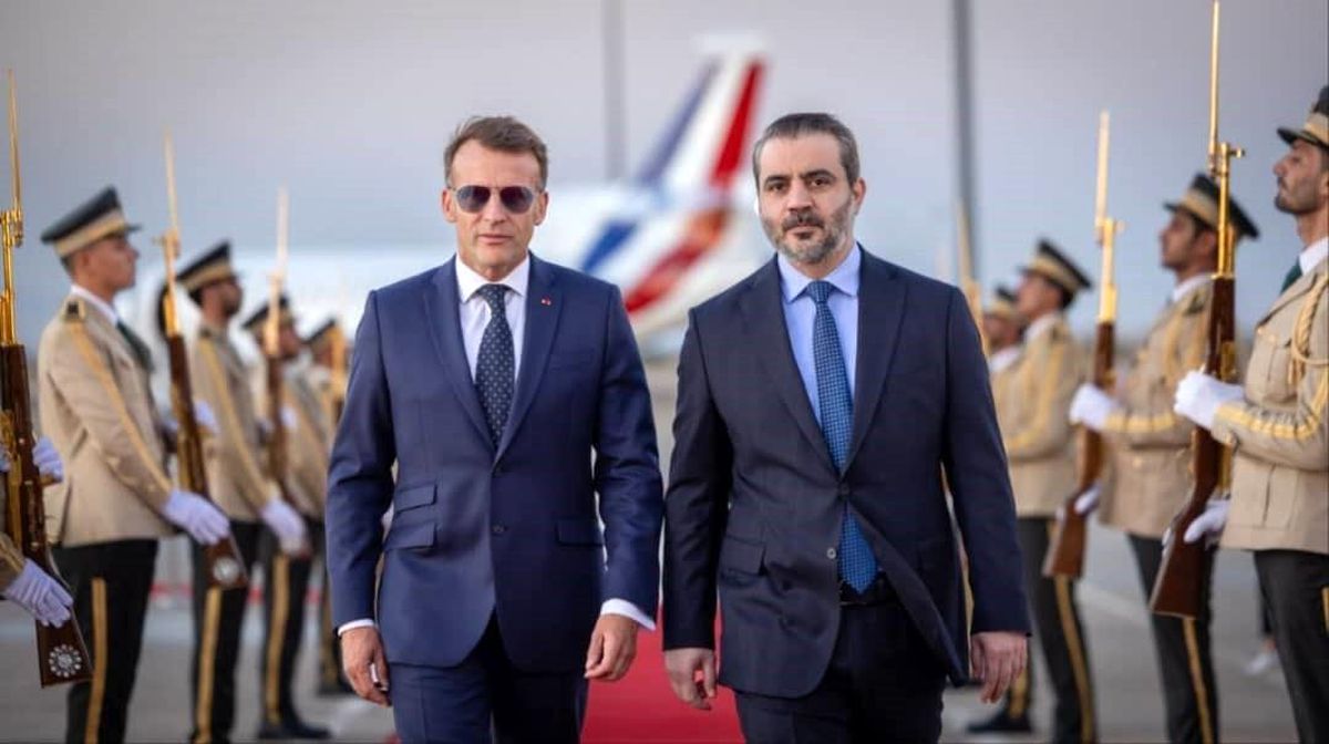 Fransa Cumhurbaşkanı Macron Suriye'de