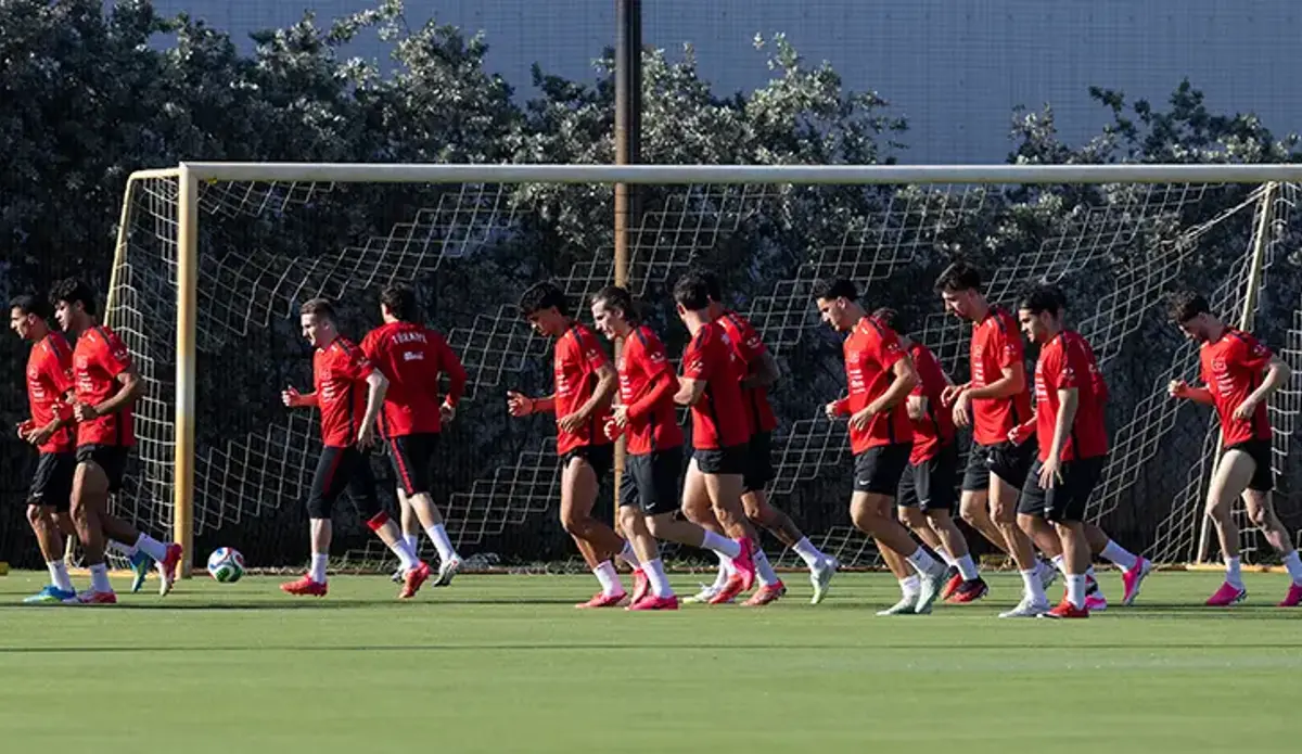 A Milli Futbol Takımı, Venezuela maçı hazırlıklarını tamamladı