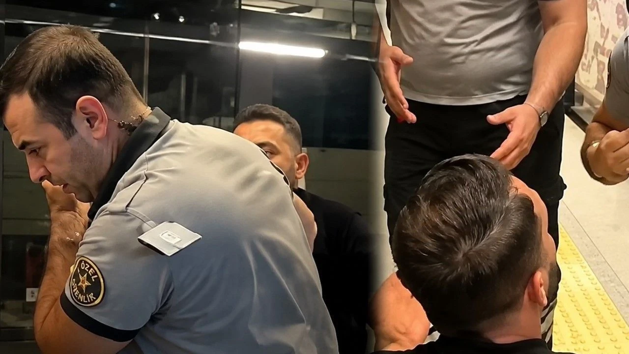 Sosyal medyayı sallayan kavga! Marmaray’da yolcular birbirine girdi! Güvenlikçi bir yumrukla yere serdi