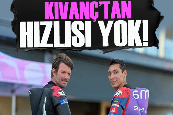 Kıvanç Tatlıtuğ ve Toprak Razgatlıoğlu pistte buluştu!