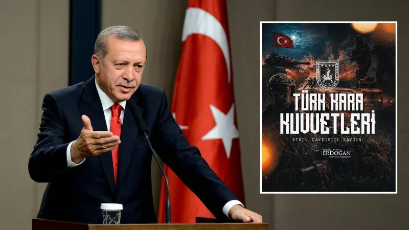 Cumhurbaşkanı Erdoğan, Türk Kara Kuvvetlerinin kuruluş yıl dönümünü kutladı
