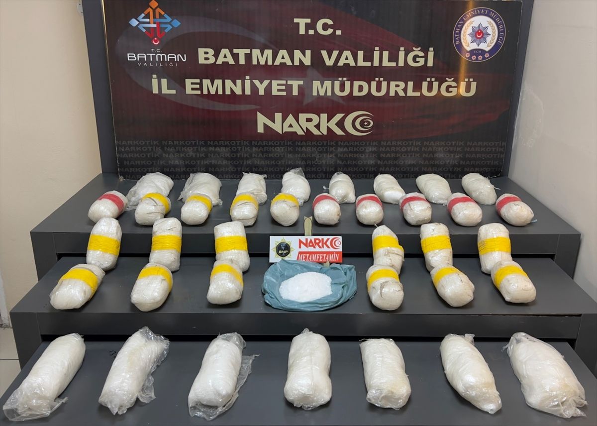 Batman'da uyuşturucu operasyonunda yakalanan şüpheli tutuklandı
